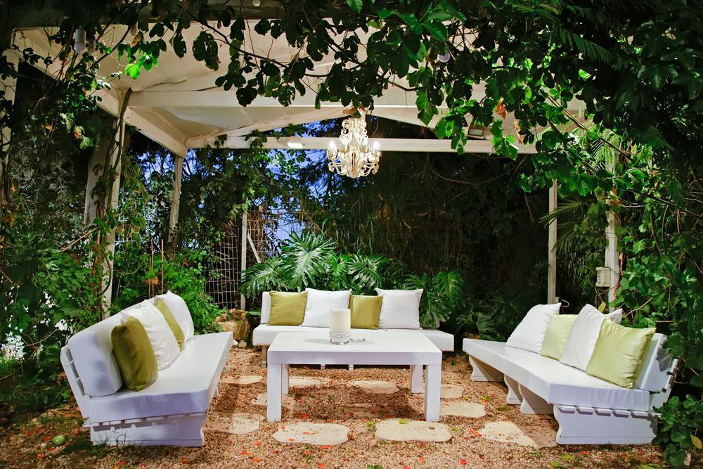 Terrasse en résine Vichy